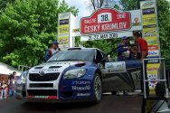 Rallye Český Krumlov: Valoušek / Hrůza v cíli